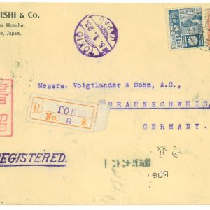 P2787 - JAPAN/PHOTOGRAFY TOPICAL. EXTREMALLY UNUSUAL PERFIN STAMP,