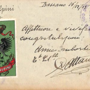 ac6804 - CARTOLINA D'EPOCA - REGGIMENTALI - Alpini