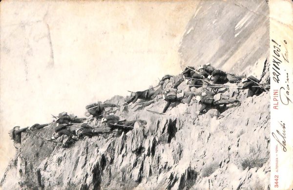 ac6805 - CARTOLINA D'EPOCA - REGGIMENTALI - Alpini  1903