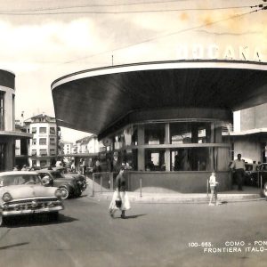 ab6053 - CARTOLINA  D'EPOCA - Como Città : FRONTIERA ITALIO-SVIZZERA