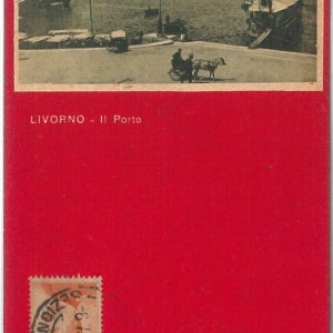 73367  - CARTOLINA d'Epoca: LIVORNO Città -  ILLUSTRATA:  Porto  1923