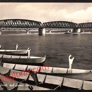 ah7461 - CARTOLINA D'EPOCA - Piacenza Città - Ponti sul Fiume Po
