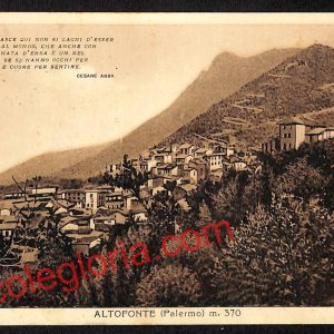 ah5092 - CARTOLINA D'EPOCA - Palermo Provincia - Altofonte