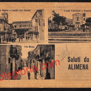 ah5093 - CARTOLINA D'EPOCA - Palermo Provincia - Alimena