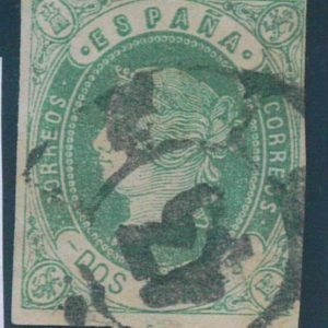 P3288 J - SPAIN , EDIFIL NR. 62 R.C. NR. 43