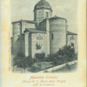 85519 - CARTOLINA d'Epoca: MACERATA città - CHIESA Santa Maria delle Vergini