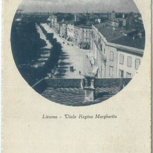 73375  - CARTOLINA d'Epoca: LIVORNO Città -   Viale REGINA MARGHERITA