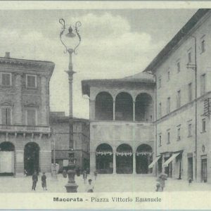 85521 - CARTOLINA d'Epoca: MACERATA città -  PIAZZA VITTORIO EMANUELE