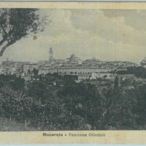 85524 - CARTOLINA d'Epoca: MACERATA città -  PANORAMA  1920
