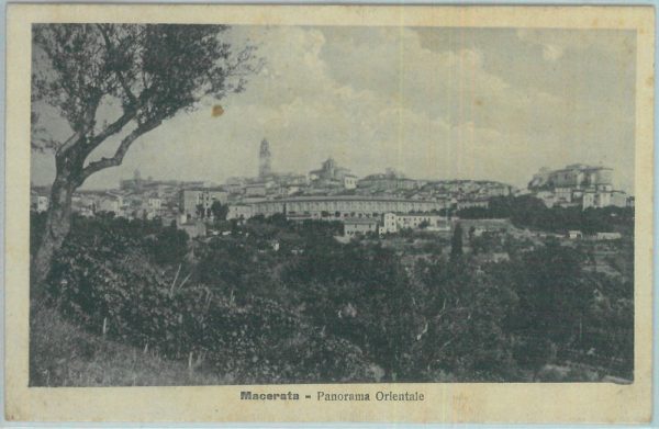 85524 - CARTOLINA d'Epoca: MACERATA città -  PANORAMA  1920