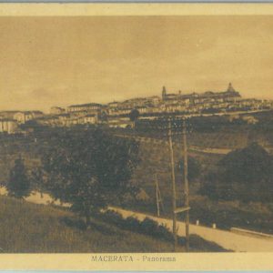 85525 - CARTOLINA d'Epoca: MACERATA città -  PANORAMA  1928
