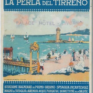 73381  - CARTOLINA d'Epoca: LIVORNO Città - PUBBLICITARIA 1916