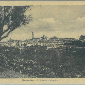 85533 - CARTOLINA d'Epoca: MACERATA città -  PANORAMA  1920