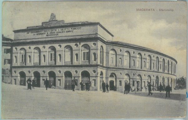 85526 - CARTOLINA d'Epoca: MACERATA città -  SFERISTERIO  1929