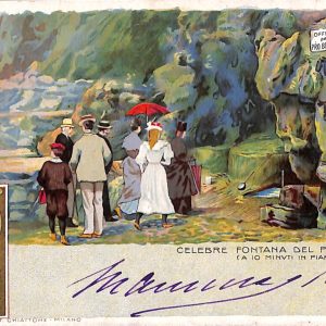 ab6067 - CARTOLINA  D'EPOCA - Como Città : FONTANA DEL PISSAROTTINO