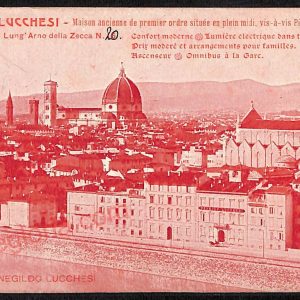 ae6502 - CARTOLINA D'EPOCA - Firenze Città - Pensione Lucchesi  1914