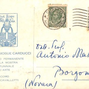 ab6070 - CARTOLINA  D'EPOCA - Como Città : ISTITUTO GIOSUE CARDUCCI