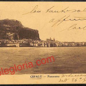 ah5098 - CARTOLINA D'EPOCA - Palermo Provincia - Cefalù