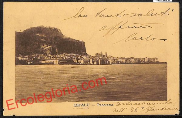 ah5098 - CARTOLINA D'EPOCA - Palermo Provincia - Cefalù