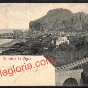 ah5100 - CARTOLINA D'EPOCA - Palermo Provincia - Cefalù