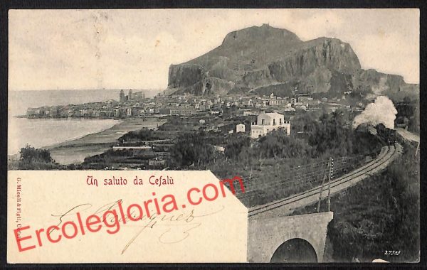 ah5100 - CARTOLINA D'EPOCA - Palermo Provincia - Cefalù