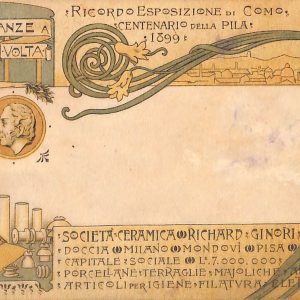 ab6075 - CARTOLINA  D'EPOCA - Como Città : CENTENARIO DELLA PILA