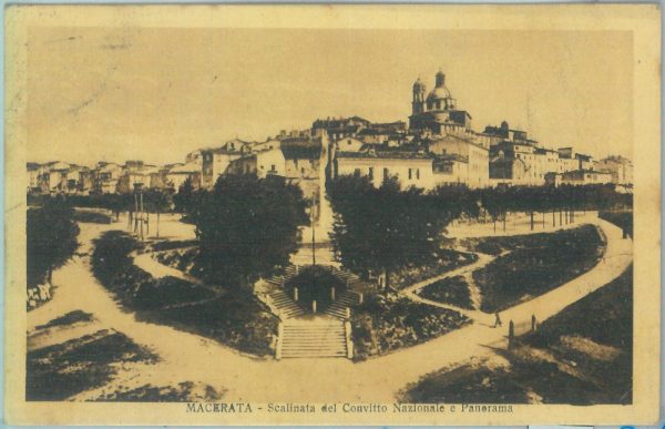 85542 - CARTOLINA d'Epoca: MACERATA città -  CONVITTO NAZIONALE
