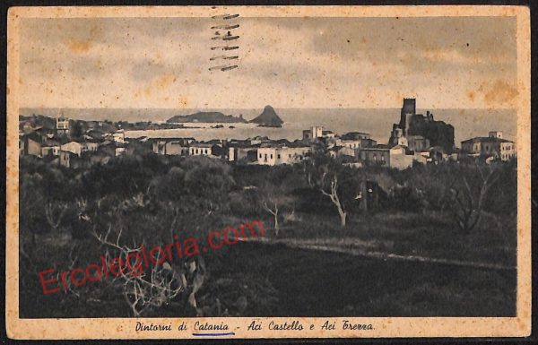 ae4658 - CARTOLINA D'EPOCA - Catania Città - Aci Castello e Aci Trezza
