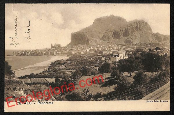 ah5102 - CARTOLINA D'EPOCA - Palermo Provincia - Cefalù