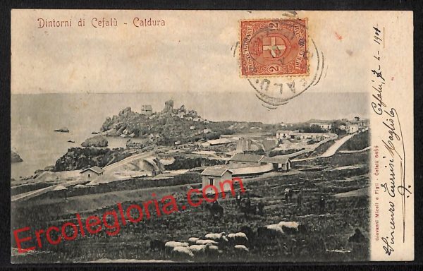 ah5103 - CARTOLINA D'EPOCA - Palermo Provincia - Cefalù