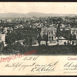 ae4661 - CARTOLINA D'EPOCA - Catania Città - Panorama  1902