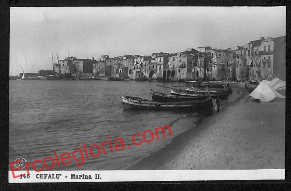 ah5104 - CARTOLINA D'EPOCA - Palermo Provincia - Cefalù