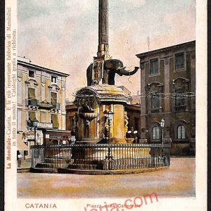 ae4664 - CARTOLINA D'EPOCA - Catania Città - Piazza della Cattedrale