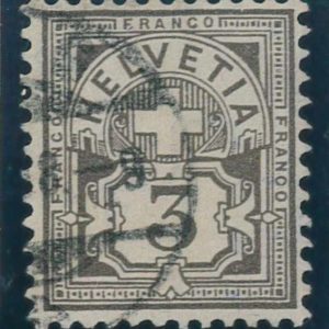 P3289 B - SWITZERLAND 1906 , CAT,NR. 81 USED