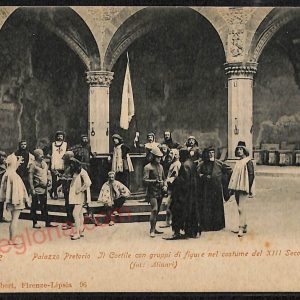 ae6509 - CARTOLINA D'EPOCA - Firenze Città - Palazzo Pretorio