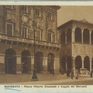 85543  - CARTOLINA d'Epoca: MACERATA città -  PIAZZA VITTORIO EMANUELE