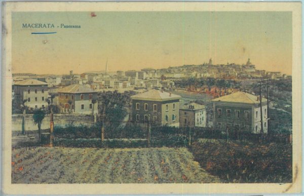 85546 - CARTOLINA d'Epoca: MACERATA città -  PANORAMA  1929