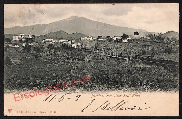 ae4671 - CARTOLINA D'EPOCA - Catania Città - Panorama