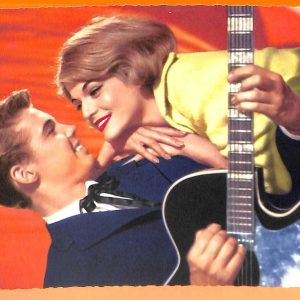 AA8620 VINTAGE POSTCARD ACTORI: PETER KRAUS AND MARGIT SAAD