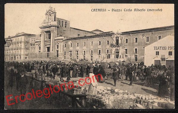 ah5113 - CARTOLINA D'EPOCA - Palermo Provincia - Catania