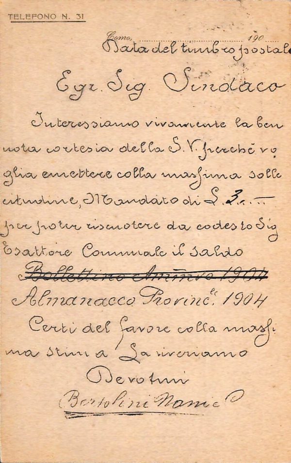 ab6095 - CARTOLINA  D'EPOCA - Como Città 1904 - immagine 2