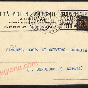 ae6516 - CARTOLINA D'EPOCA - Firenze Città - Società Molini Antonio Biondi