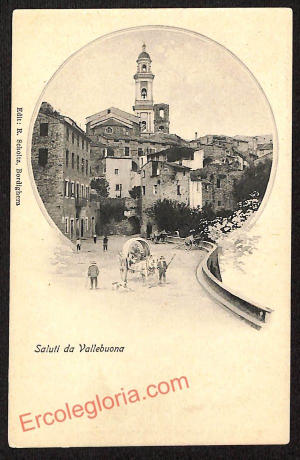 ag4806 - CARTOLINA D'EPOCA - Imperia Provincia - Vallebona