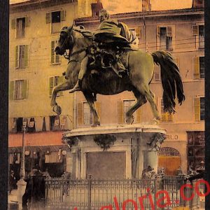 ah7490 - CARTOLINA D'EPOCA - Piacenza Città - Monumento ad Alessandro Farnese