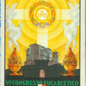 85553  - CARTOLINA d'Epoca: MACERATA città -  ILLUSTRATA: Cong. EUCARISTICO 1933