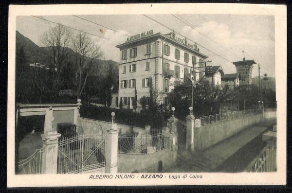 ab6119 - CARTOLINA  D'EPOCA - Como Provincia : AZZANO 1925