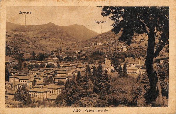 ab6123 - CARTOLINA  D'EPOCA - Como Provincia : ASSO