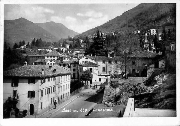 ab6126 - CARTOLINA  D'EPOCA - Como Provincia : ASSO 1957