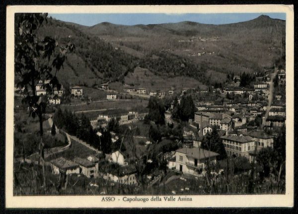 ab6128 - CARTOLINA  D'EPOCA - Como Provincia : ASSO 1954