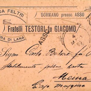 ab6131 - CARTOLINA  D'EPOCA - Como Provincia : ASSO 1899